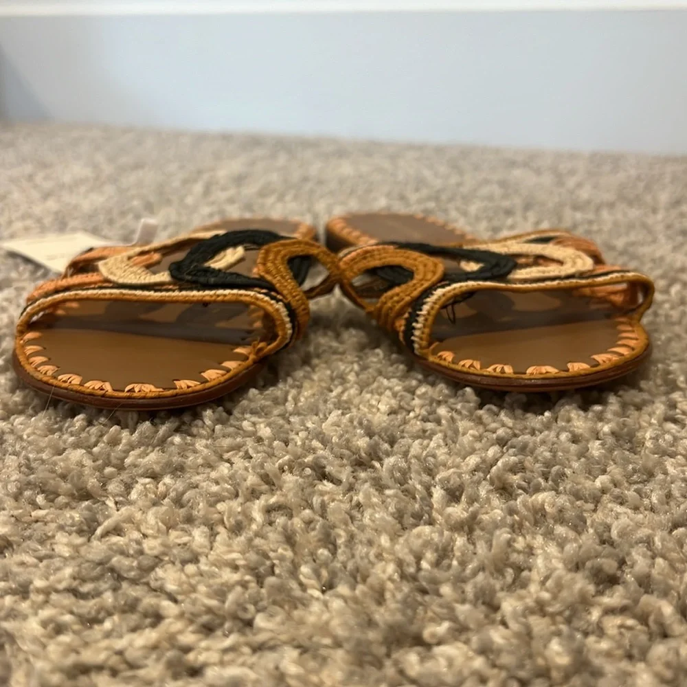NWT Le Mogador Ortigia Sandal in Cognac Palette